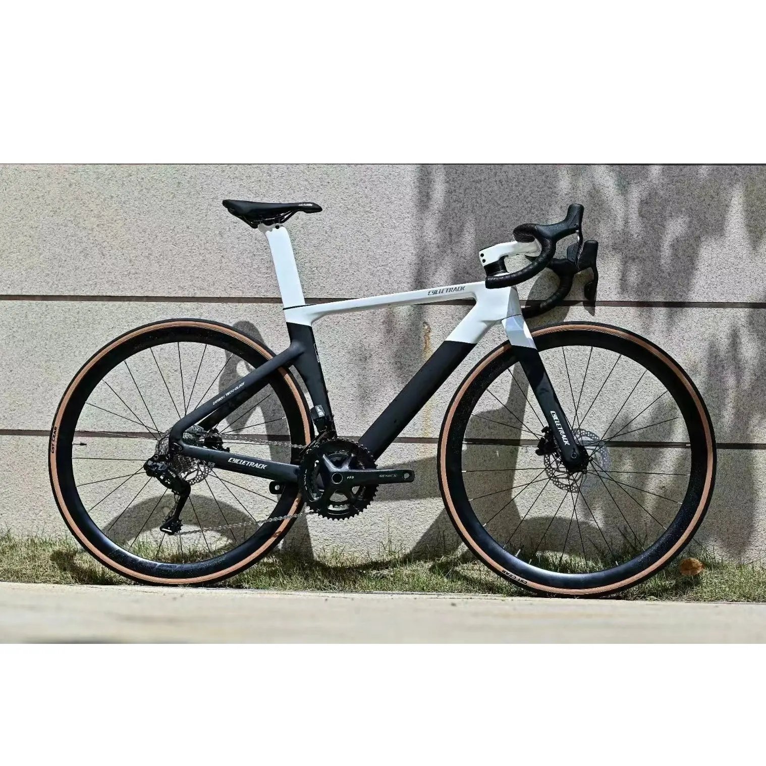 Cycletrack CK-RIVER Factory Wholesale Racing Carbon Fiber Road Bike Electronic EDS Carbon Road Bike Bicycle with Propel Disc