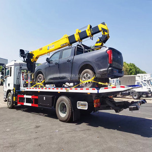 Usine coût 4x2 tirant Accident cassé accident de la circulation de voiture mauvaise dépanneuse de transporteur de voiture avec grue véhicule de sauvetage routier - Product Image 1