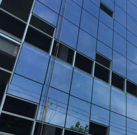 Gorden dinding konstruksi Modern Prima sistem pelapis panel kaca campuran aluminium awet mudah dirakit garansi 5 + tahun untuk