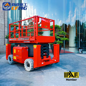 Tijera vertical autopropulsada operada por aire exterior todo terreno electrónica vehículo hombre ascensor <span class=keywords><strong>alquiler</strong></span> China - Product Image 3