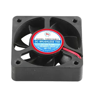 Cross-Border New Products 24V Brushless Fan Axial Flow Fan Industrial Dc Fans 12V 24V 50X50X15Mm