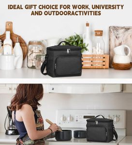 Customize Lunch Bag Work Office Picnic Beach Insulated Lunch Cooler Bag for Adult Lunch Bag with Adjustable Shoulder Strap - Product Image 2