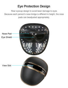 7 एलईडी लाइट सेंसिटिव एक्ने इन्फ्रारेड 880nm pdt फर्म स्किनकेयर फेस ब्यूटी फेस मास्क - Product Image 5