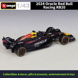 Modèle de voiture de course <span class=keywords><strong>F1</strong></span> Red Bull 2024 RB20 à l'échelle 1:43, fini en métal, jouet de simulation, voiture de Verstappen, meilleure qualité Meego Control Force Youth - Product Image 4