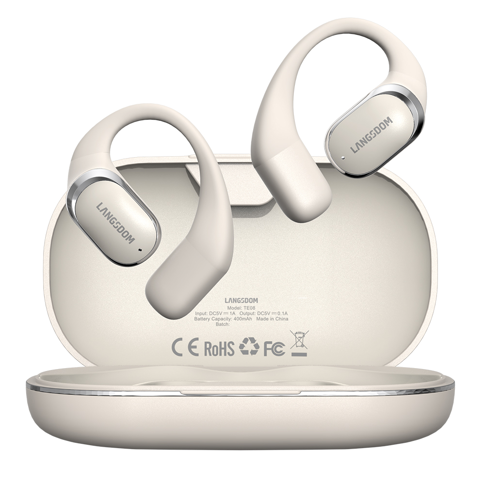Beige Earphone