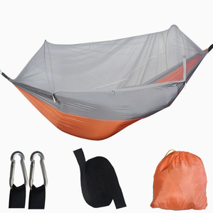 Hamaca de camping automática antivuelco doble para exteriores con mosquitera de nailon, columpio para el hogar - Product Image 5