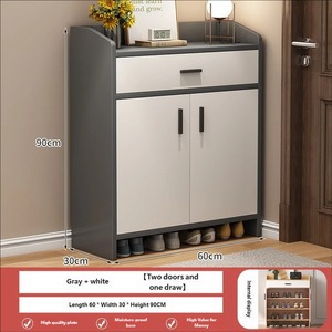 Meuble à <span class=keywords><strong>chaussures</strong></span> en bois moderne et minimaliste, <span class=keywords><strong>console</strong></span> compacte pour <span class=keywords><strong>entrée</strong></span>, idéal pour petits appartements, unité de <span class=keywords><strong>rangement</strong></span> intégrée pour balcon - Product Image 3