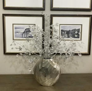 Best Quality Aluminium <b>Table</b> Flower Vase for Home Decor 2024 Newest Design Aluminium Nickel Plated Trumpet Floor Vases for Decor - Product Image 6