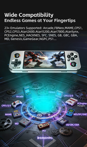 Consolas de Videojuegos Portátiles G36 de 4.5 Pulgadas, CPU de Triple Núcleo Cortex-A7, 64 GB de Almacenamiento, 1500 mAh, Linux, Compatible con Más de 23 Emuladores - Product Image 4
