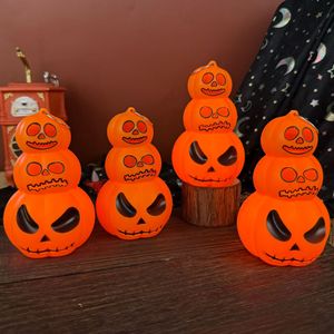 Halloween bí ngô đèn lồng điện tử ánh sáng ban đêm phát sáng ảnh bầu không khí vải cho Đảng trang trí Cầm Tay Ánh sáng ban đêm - Product Image 6