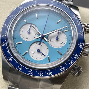 นาฬิกาสปอร์ตหรูสีน้ำเงินเข้มสำหรับผู้ชาย ปรับแต่งได้ ระบบอัตโนมัติ กลไกโครโนกราฟ ฟังก์ชั่นหลากหลาย ผลิตโดยโรงงานโดยตรง - Product Image 3