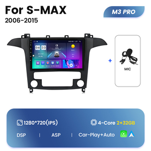 MEKEDE M6 PRO Sistema Multimediale Audio per Auto Android 12 QLED Display DVD per <span class=keywords><strong>Ford</strong></span> <span class=keywords><strong>S</strong></span> MAX 2006-2015 9 Pollici - Product Image 3