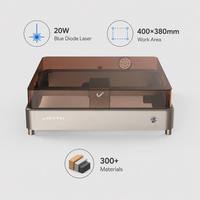 Grabador Láser Profesional con Soporte para Windows y Mac OS, Software Lightburn, Máquina de Marcado Láser para Manualidades Personalizadas