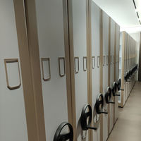 Système d'archivage mobile en métal moderne pour hôpitaux et écoles