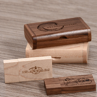 Flashdisk Logo Kustom, Sesuaikan Logo Anda, 16gb 32gb 128gb dan Kotak Hadiah Kayu, Flashdisk USB untuk Hadiah Pernikahan