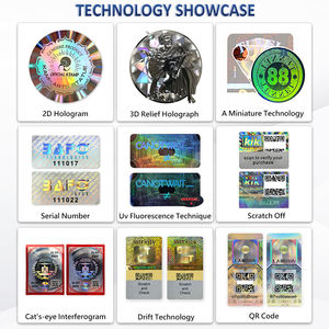 Autocollant de code QR holographique haut de gamme personnalisé, étiquette de sécurité d'authenticité, à gratter pour l'emballage, adhésif, étiquettes de code QR à gratter - Product Image 4
