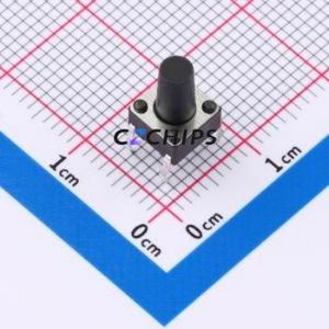 SMG-01-H095A1 Tactile Switch DIP-4P,6x6mm Switch Single Pole Single Throw Round Button 2.5N 6mm - Product Image 1
