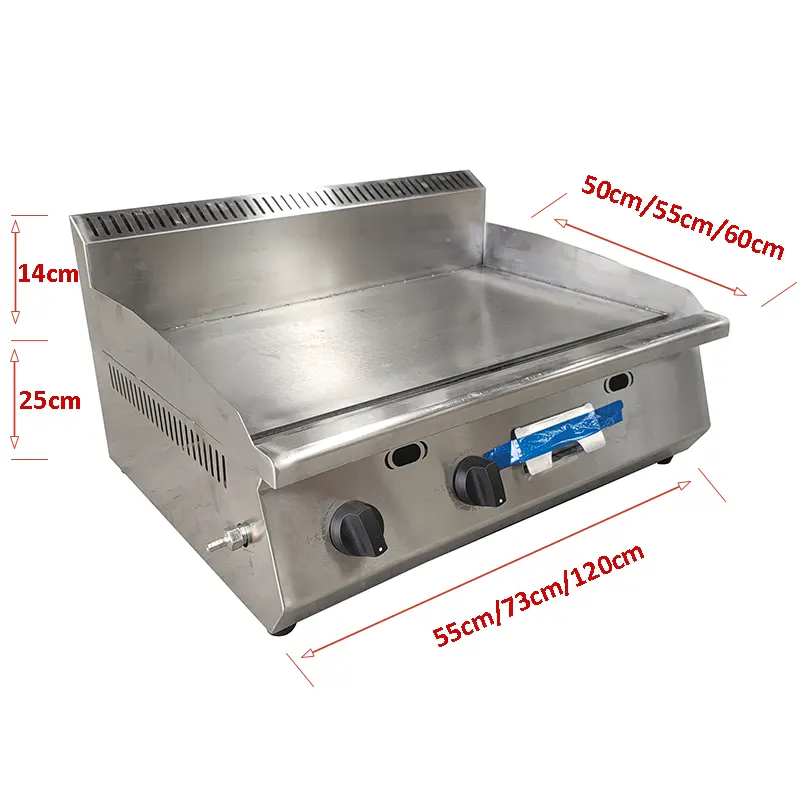 Industry Restaurant Kitchen Commercial Flap top Gas/Electric Stainless Steel Grill for Catering Equipment