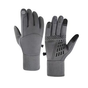 Gants de fitness d'hiver à écran tactile pour la course à pied, le cyclisme et le travail-Motif thermique antidérapant coupe-vent pour les scènes d'extérieur - Product Image 3