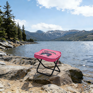 Silla Plegable Cuadrada Mini Entai, Personalizable, Ultraligera, de Acero al Carbono y Poliéster, para Camping, Jardín, Comedor, Apartamento Compacto - Product Image 5