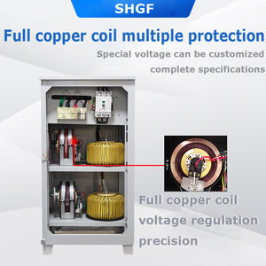 Stabilisateur/Régulateur de tension automatique monophasé AC 50/60Hz 50KVA modèle SHGF SVC pour la protection contre les sous-tensions des machines - Product Image 2