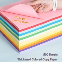 Papel de Copia de Color Blanco Grueso de 500 Hojas A4 80gsm, Papel Bond de Color para Impresión de Documentos Oficiales y Contratos Formales de Empresa