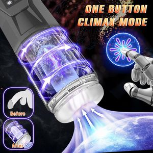 Automatischer Männlicher Masturbator Penispumpe USB-Aufladbar mit 7 Vibrationsmodi Stoß- und Rotationsfunktionen für Erwachsene Männer - Product Image 4