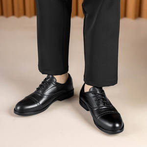 Personalización de Fábrica, Personalización de Logotipo, OEM, ODM. Zapatos de Cuero Brogue Clásicos de Tres Piezas para Hombre, Calzado Formal de Estilo Británico - Product Image 6