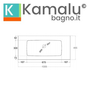 Kamatek KK-1000NEL Kamalu Bathroom <b>Sink</b> 100.5 cm Matt Black with Built-In Vanity Keratek Material - Product Image 2