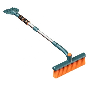 Cepillo para nieve de alta resistencia para coche con raspador de hielo, removedor de hielo para el cuidado del coche, pala para nieve para parabrisas de camiones y vehículos - Product Image 1