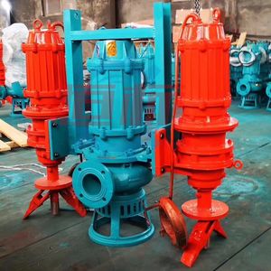 Fabrik preis 22kW 35m Kopf Zentrifugale elektrische Meersand-Tauch bagger pumpe Baggers chlamm pumpe - Product Image 3