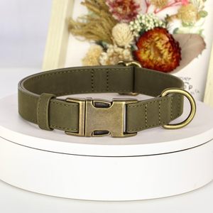 <span class=keywords><strong>Collar</strong></span> ajustable duradero de liberación rápida para mascotas, <span class=keywords><strong>Collar</strong></span> de perro de cuero PU con hebilla de metal - Product Image 1
