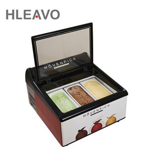 Portátil pantalla eléctrica <span class=keywords><strong>pequeña</strong></span> encimera helado refrigerados mostrar congelador - Product Image 3
