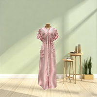 Robe longue africaine pour femme, ample, grande taille, confortable, respirante, motif perlé, style Bubu Kaftan Boubou, pour soirée et club, été 2026