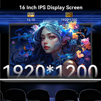 Ordinateur portable de haute qualité OEM neuf de 16,1 pouces avec processeur Intel N95 quadricœur 1,7 GHz, SSD 512 Go, écran IPS 16:10 1920x1200, clavier anglais, caméra, Windows