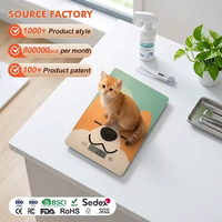 Báscula Digital Moderna de 17 kg con Pantalla LCD, 2 Baterías de 1.5V, para Paquetes y Mascotas