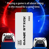 M15 - Control Inalámbrico para Juegos de 2.4GHz 4K Pro, Consola de Juegos Retro Clásica Portátil de 64GB para TV