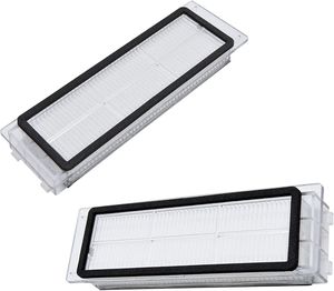 Kit d'accessoires pour aspirateur robot Xiao-<span class=keywords><strong>mi</strong></span> Mijia <span class=keywords><strong>Roborock</strong></span> S50/S51/S55/S6 <span class=keywords><strong>Mi</strong></span>, batterie, filtre, lot de 2, usage domestique - Product Image 1