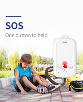Teléfono para Niños 4G con Dispositivo Antipérdida, Localizador GPS para Exteriores sin Instalación, Rastreador con Número Familiar, Teléfono con Posicionamiento para Niños