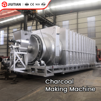 Machine de carbonisation continue de biomasse pour la fabrication de charbon de bois à partir de balles de riz, de paille, de coquilles de noix et de sciure de bois