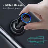 Chargeur de voiture USB Type C à charge rapide, double chargeur de voiture PD QC3.0, adaptateur USB C pour téléphone pour voiture