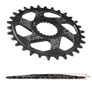 Juego de Bielas DECKAS para Bicicleta de Montaña, Aleación de Aluminio, 30/32/34/36T/38T, 3mm 6mm Offset, Plato Ovalado para <span class=keywords><strong>Shimano</strong></span> M6100 M7100 <span class=keywords><strong>M8100</strong></span> M9100 - Product Image 3