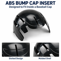 Casquette anti-choc légère personnalisée en gros avec rembourrage intérieur amovible en ABS et design de casquette de baseball