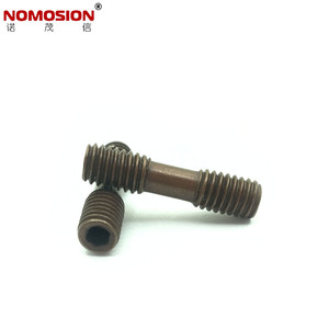 NOMOSION <b>Double</b>-<b>End</b> <b>Screw</b> M6x25 Internal Hexagon Copper Color For Tool Holder - Product Image 5