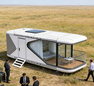 Maison préfabriquée de luxe écologique haut de gamme avec structure en acier, design moderne, caractéristiques imperméables pour une utilisation en extérieur - Product Image 5