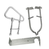 Guidon de vélo de montagne 31.8mm * 720/780mm Big Swallow Bicycle Aluminium Alloy Riser Guidon Rise 90mm Cycle Guidon