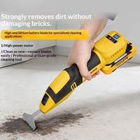 Grattoir électrique sans balais rechargeable au lithium-ion pour l'élimination des résidus adhésifs et le nettoyage de la peinture murale transfrontalier
