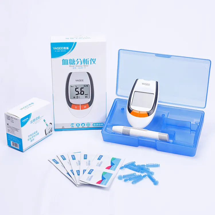 Medical Glucometer Monitor Digital Blood Glucose Meter Diabetes glucose Test strips (CE,ISO Approval)