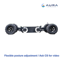 Châssis de Plateforme Modulaire UGV Tout-Terrain AURA TR-C01, Charge Utile de 30 kg, Base Autonome, OEM/ODM pour Applications Extérieures