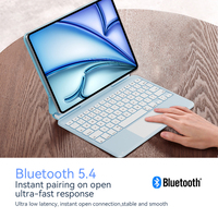 Étui de clavier magique en alliage d'aluminium OEM/ODM pour iPad Pro 11 M4/M5 avec fermeture magnétique et fonction de mise en veille automatique